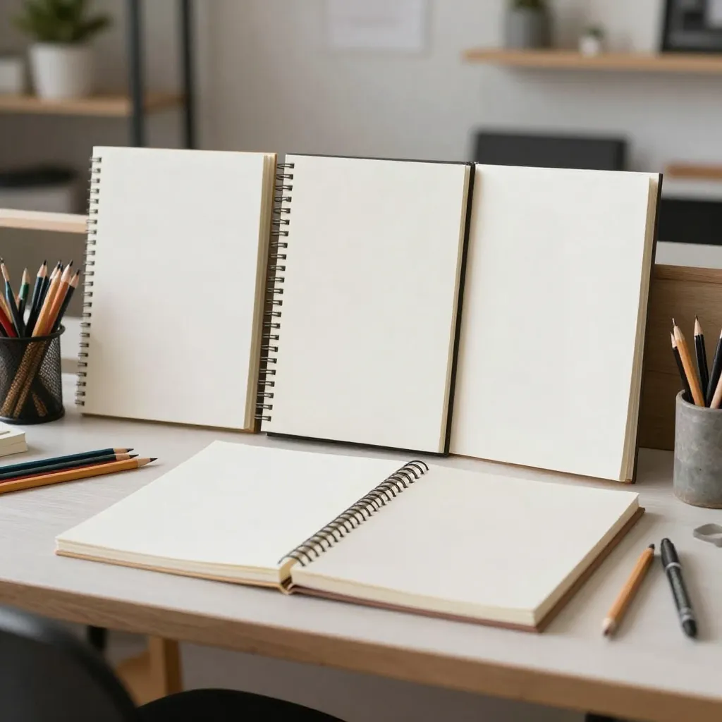 Page count options for different journal sizes